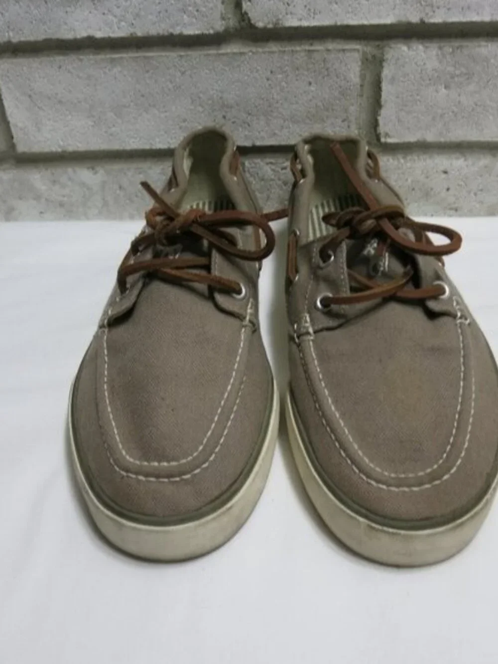 Polo Ralph Lauren Lander Canvas Boat Shoes Men's Casual Footwear Shoes Sz 8.5